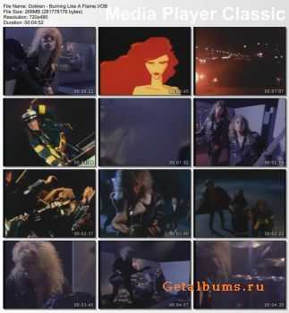 Dokken - Burning Like A Flame  (VIDEO) 1987