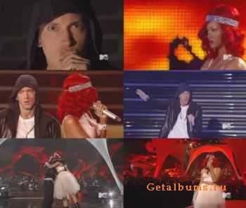 Eminem & Rihanna  Not Afraid & Love the Way You Lie (live,MTV-2010)