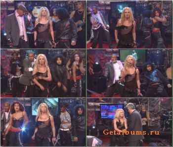 Britney Spears - Me Against The Music (Jay Leno's Tonight Show)