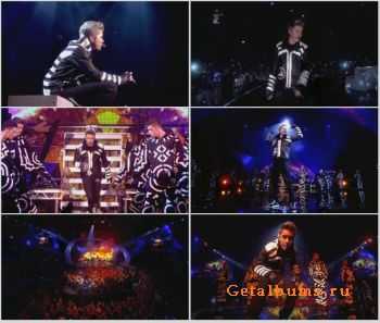 Justin Bieber - Mistletoe & Never Say Never (Live MTV EMA 2011)