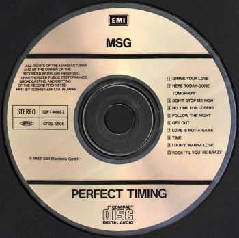 McAuley Schenker Group - Perfect Timing (1987) (Japan 1st Press) McAuley Schenker Group - Perfect Timing (1987) (Japan 1st Press)