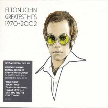 Elton John - Greatest Hits 1970-2002 [ 3CD Special UK Edition] (2002) HQ