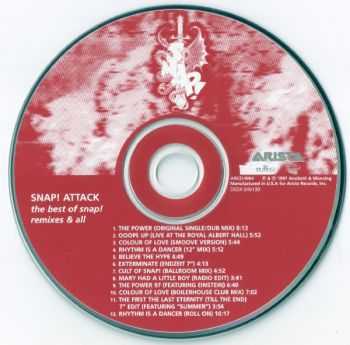 SNAP! - Attack/ The Best Of Snap! Remixes & All (1997) SNAP! - Attack/ The Best Of Snap! Remixes & All (1997)