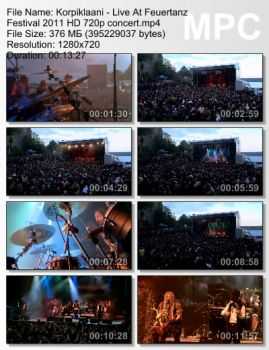 Korpiklaani - Live At Feuertanz Festival (2011) (HD 720p)