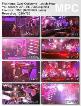 Ozzy Osbourne - Let Me Hear You Scream (2010) (Live) Ozzy Osbourne - Let Me Hear You Scream (2010) (Live)