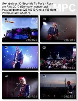 30 Seconds To Mars - Rock am Ring (2010) (Germany) (DVDRip)