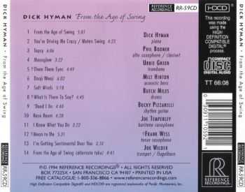 Dick Hyman - From The Age Of Swing (1994) Dick Hyman - From The Age Of Swing (1994)