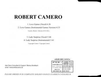 Robert Camero - Love Games / Lady Surprise (2001) Robert Camero - Love Games / Lady Surprise (2001)
