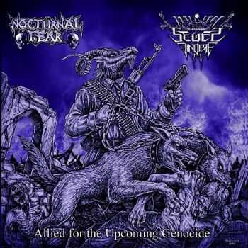 Nocturnal Fear & Seges Findere - Allied For The Upcoming Genocide [Split] (2013)