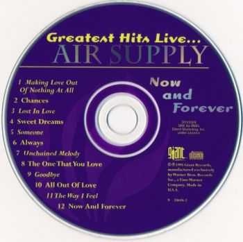 Air Supply - Greatest Hits Live... Now and Forever (1995) Air Supply - Greatest Hits Live... Now and Forever (1995)