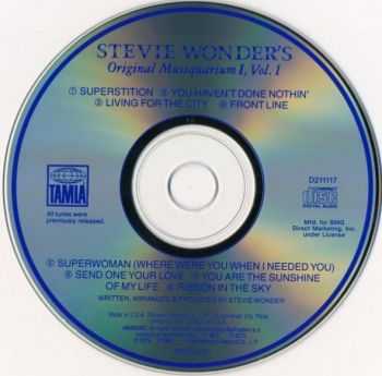 Stevie Wonder - Stevie Wonder's Original Musicquarium I, Volumes I & II (1984) Stevie Wonder - Stevie Wonder's Original Musicquarium I, Volumes I & II (1984)