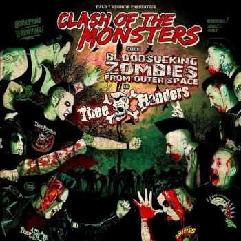 Bloodsucking Zombies From Outer Space / Thee Flanders - Clash Of The Monsters (2010)