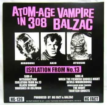  Balzac - Isolation From No. 13 (Single) (1999)