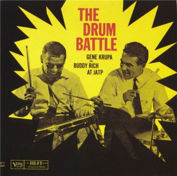 Gene Crupa and Buddy Rich - The Drum Battle At JATP (1952)
