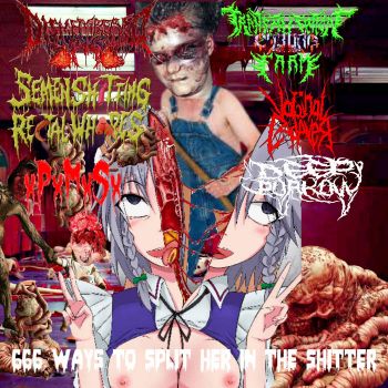 Semen Shitting Rectal Whores / Dismembered Pig / Vaginal Cadaver / Putrid Menstrual Slime / Transmutation Cyborg Farm / Deep Porkow - 666 Ways to Split Her in the Shitter (2023)