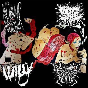 Ingrown Pubic Hair / Gut Juice / Willy / Satan's Grind - Tales of Necro Splanchnophilia (2025)