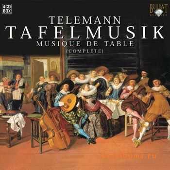 Georg Philipp Telemann - Tafelmusik [4CD] (2003)