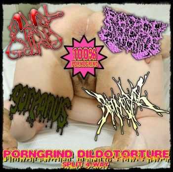 GoreAnus & Frozenspleenpedophile & Spermotoxicoz & Anal Grind - Porngrind Dildotorture (Split 4-Way) (2012)