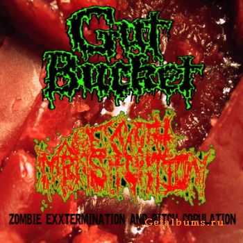 Gut Bucket & SxWxMx - Zombie Exxtermination And Bitch Copulation (Split) (2012)