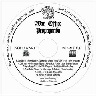 VA - War Office Propaganda Promo Disc (2006)