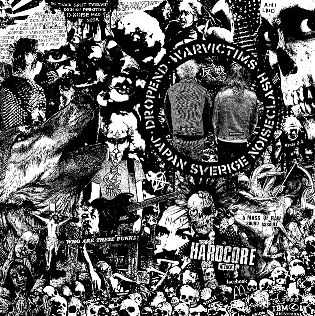 Warvictims / Dropend - Japan Sverige Noiseclash &#8206; (LP, Album, Ltd, Sil) (2013)