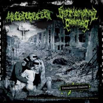 Mucupurulent & Ultimo Mondo Cannibale - Decadence Galore (Split) (2013)