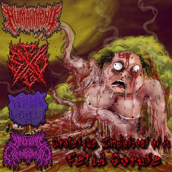 Human Menu / Satans Order for Genocide / Internal Vomit / Backyard Cannibalism - Grotesque Implosions of a Fetid Corpse (2019)