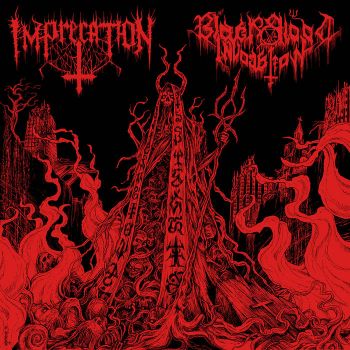 Imprecation / Black Blood Invocation - Diabolical Flames of the Ascended Plague (2019)