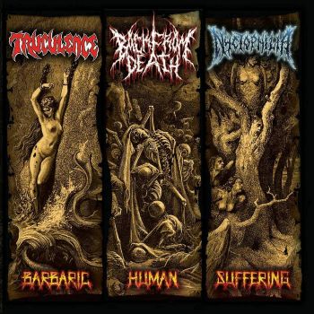 Nyctophilia / Truculence / Back from Death - Barbaric Human Suffering (2020)