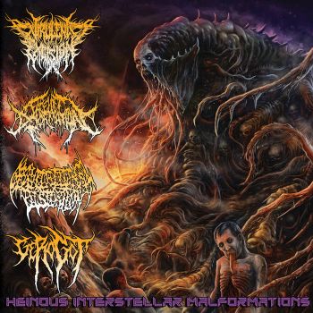 Virulent Excision / Facelift Deformation / Gravitational Distortion / Gerogot - Heinous Interstellar Malformations (2020)