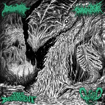 Blood Spore / Coagulate / Soul Devourment / Gutvoid - 4 Dimensions of Auditory Terror (2021)