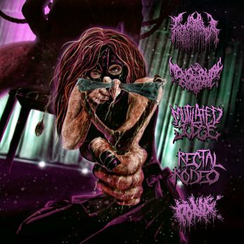 Gonorrea / Menstrual Cocktail / Mutilated Judge / Rectal Rodeo / Rectal Wench - Split (2020)