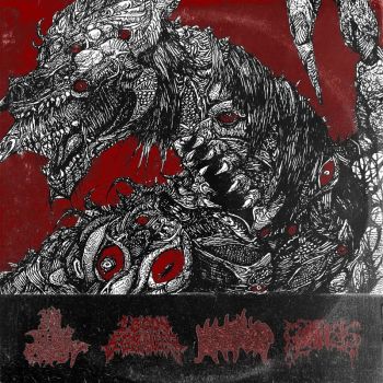 10 to the Chest / 1 Body 6 Graves / Hamarr / Phthisis - Four Headed Beast (2023)