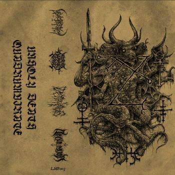 Abhorrency / Horns Against Heaven / Deiphage / Declension - Unholy Death Quadrumvirate (2023)