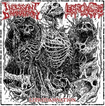 Leprovore / Incessant Damnation - Leprodamnation (2023)