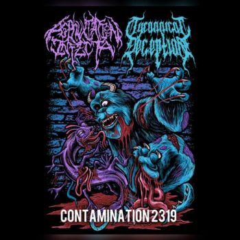 Обложка: Asphyxiation Infecta / Tyrannical Deception - Contamination 2319 (2025)
