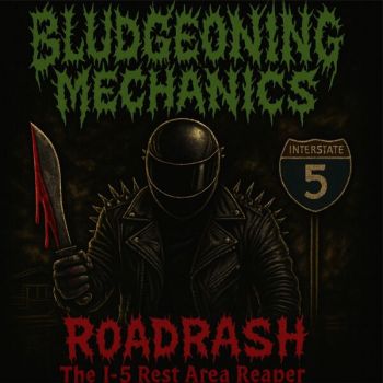 Обложка: Bludgeoning Mechanics - Roadrash: The I-5 Rest Area Reaper (2025)