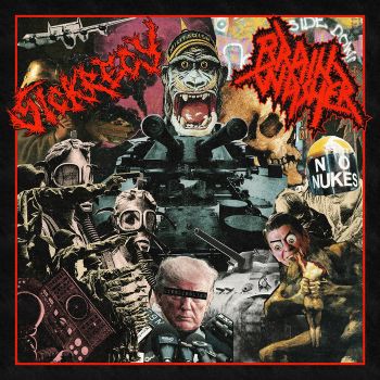 Обложка: Sickrecy / Brainwasher - Split (2025)