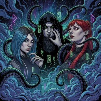 Sacrothorn - Код Лавкрафта (EP) (2025) Обложка: Sacrothorn - Код Лавкрафта (EP) (2025)