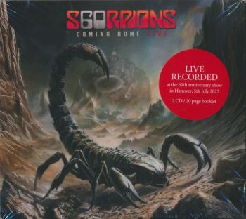 Scorpions - Coming Home Live 2CD (2025) Обложка: Scorpions - Coming Home Live 2CD (2025)